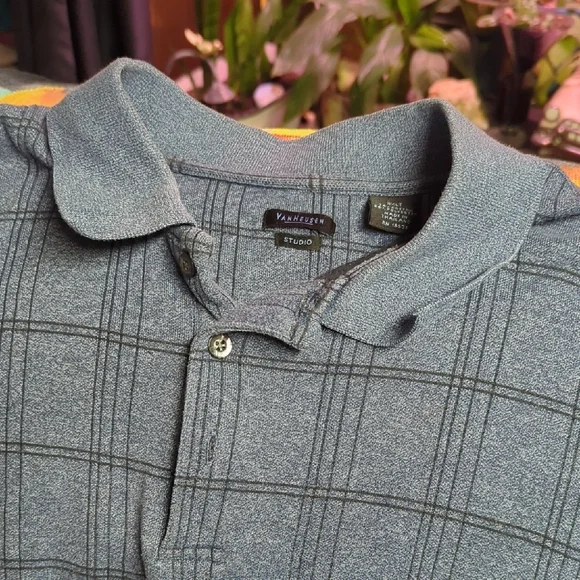 Men's Blue Polo Shirt - Picture 6 of 7